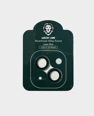 Green Lion HD Plus Camera Lens Protector for Apple iPhone 13 /13 Mini | Nano Absorption | 9H Hardness | Scratch and Damage Protection | GNCMHDP13MINIGN - Green