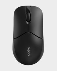Rapoo 1510 Silent Wireless Optical Mouse | Wireless 2.4 GHz | Upto 1200DPI Adjustable | 3 Buttons | Upto 12 Months Battery Life | Compatible with iOS and WIndows - Black