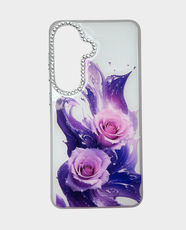 Fancy Back Case for Samsung Galaxy S26 - Purple Flower
