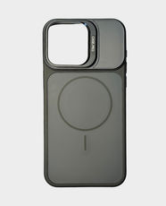 Back Case with Camera Stand for Apple iPhone 15 Pro Max - Black