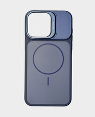 Back Case with Camera Stand for Apple iPhone 15 Pro Max - Blue
