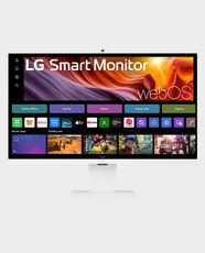LG 32-Inch 4K UHD IPS Smart Monitor | 3840 x 2160 Resolution | 60Hz Refresh Rate | 5ms (GTG) | HDR10 | USB-C 90W PD, USB-C Data & HDMI Connectivity | Tilt/Height/Pivot Adjustable | 32U850SA - White
