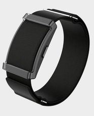 Green Lion Fit Wear Smart Fitness Band | Heart Rate, SpO₂ And HRV Monitoring | 5ATM Waterproof | Bluetooth 6.0 BLE | 7–10 Day Battery Life | Nylon Strap | Smart Notifications | iOS And Android Compatible - Black