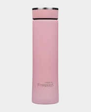 Fressko The Colour Collection Flask | 500ml Stainless Steel Vacuum Insulated Bottle | Leakproof Lid with Removable 2 in 1 Filter | BPA Free | 6 Hours Hot and 12 Hours Cold - Floss