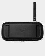 Spigen Rugged Armor Pro Pouch for Sony PlayStation Portal | Polyurethane Material and Protective Foam | Velcro Strap with Suede Interior Lining | Hidden Storage Compartments | Precise Cutouts for Joysticks - Black