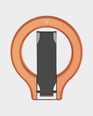 Wizard Gear 360° Magnetic Adjustable Ring Holder Stand | Wireless Charging and Car Mount Compatible - Orange