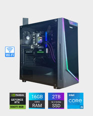 Pre-Built Gaming PC with Intel Core i5-14400F | Palit GeForce RTX 5060 Ti Dual 8GB | 16GB Kingston Fury Beast RGB DDR4 | Kingston NV3 2TB NVMe SSD | DeepCool PF700X 700W Bronze PSU