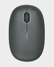 Rapoo M650 Silent Multi-Mode Wireless Mouse | Wireless 2.4 GHz | Upto 1300DPI | 4 Buttons | Switch Between 3 Devices | Upto 12 Months Battery Life | Compatible with MacOS and WIndows - Dark Grey