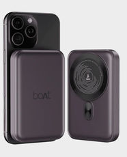 boAt EnergyShroom PB331 MagnaCharge 10000mAh Magnetic Wireless Power Bank | 22.5W Wired Fast Charging | 2-Way USB-C PD | 15W Wireless Charging | 12-Layer Smart IC Protection - Purple