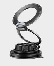 Wizard Vacuum Vortex Bracket Car Mount | N52 Powerful Rubidium Magnet | 360° Rotation | Vacuum Suction Technology | CH-16 - Black