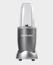 NutriBullet Smoothie Maker | 600W Power | 20000RPM Cyclonic Action | Stainless Steel Turbo Blades | 700ml Jar / 500ml Cups | 9 Pcs Set | NBR-1212M - Gray