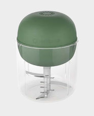 Nutricook Choppi Cordless Rechargeable Chopper | 1600 RPM Motor Speed | 500ml BPA-Free Tritan Bowl | 4000mAh Battery | Quad Stainless Steel Blades | CH600G-ME - Green
