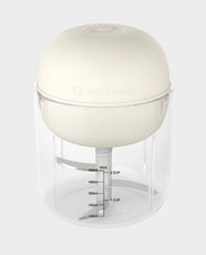Nutricook Choppi Cordless Rechargeable Chopper | 1600RPM Motor Speed | 500ml BPA-Free Tritan Bowl | 4000mAh Battery | Quad Stainless Steel Blades | CH600S-ME - Desert Sand