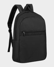 RivaCase KOMODO 8065 Laptop Backpack | 15.6 Inch Laptop Compatibility | Padded Laptop Compartment with Secure Strap | Dedicated Tablet Pocket | Dual Zipper Closure | Front Accessory Pockets | Padded Shoulder Straps - Black