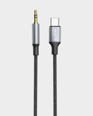 Scute AC13 USB-C to 3.5mm AUX Audio Cable | 1m Length | 48-Strand Braided | Aluminum Alloy Connectors | Compatible with Smartphones, Tablets, Laptops & 3.5mm Audio Devices - Black