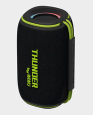 WiWU H5 Thunder Wireless Portable Speaker | 15W Powerful Sound | Dual 2400mAh Battery | Up to 6-8 Hours Playtime | USB/TF Support | IPX6 Waterproof | Bluetooth 5.3 - Black