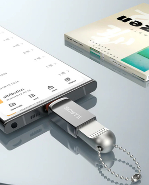 Buy Scute OT11 USB-A to USB-C OTG Adapter in Qatar - AlaneesQatar.Qa