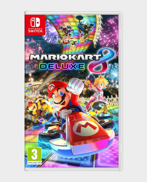 Nintendo Switch OLED Console - Neon + Mario Kart 8 Deluxe - Nintendo Switch