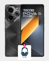 Tecno Pova 6 Pro 5G 12GB 256GB (Tecno Headset) - Meteorite Grey