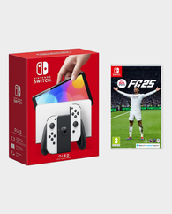 Nintendo Switch OLED Console with EA FC 25 Bundle in Qatar