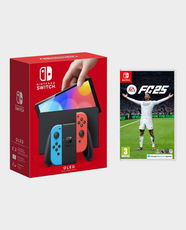 Nintendo Switch OLED Console with EA FC 25 in Qatar