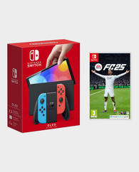 Nintendo Switch OLED Console with EA FC 25 in Qatar