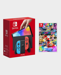 Nintendo Switch OLED Console with Mario Kart 8 Deluxe Bundle in Qatar