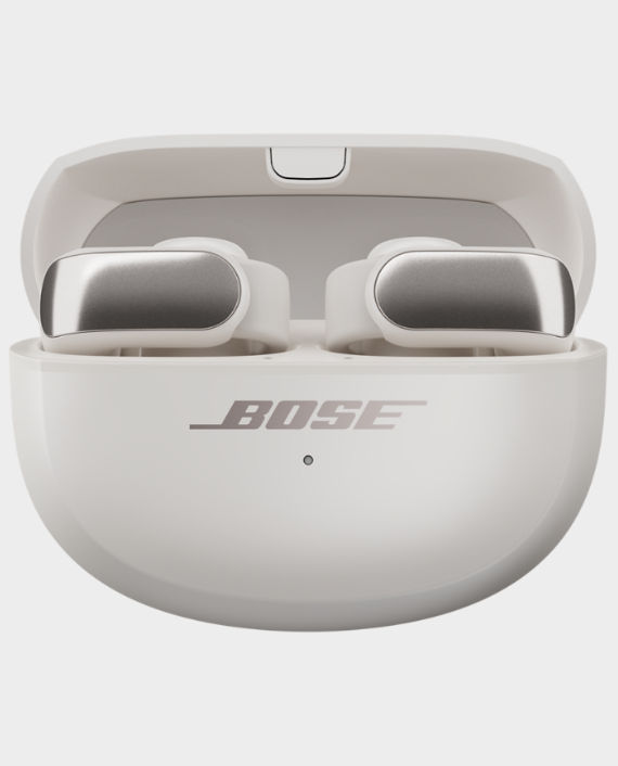 Bose Ultra Open Earbuds | IPX4 Water Resistance | Open-Ear Design | Up to 7.5 Hours | Bluetooth 5.3 - White Smoke