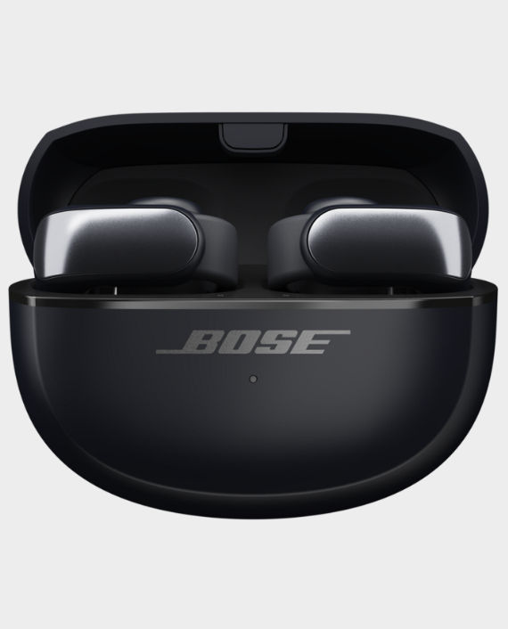 Bose Ultra Open Earbuds | IPX4 Water Resistance | Open-Ear Design | Up to 7.5 Hours | Bluetooth 5.3 - Black