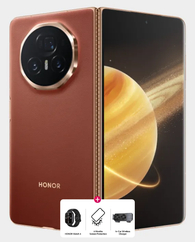 Honor Magic V3 5G 12GB 512GB (Honor Magic Watch 4 + Gift Honor Wireless Car Charger + 6 Months 1 Time Screen Protection ) - Reddish Brown