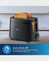 Philips 1000 Series HD2510/90 Toaster - Charcoal Grey