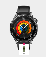 Huawei Watch GT 5 46mm With 1.43 Inch AMOLED Display / 14 Day Battery Life / 5 ATM Water-Resistant / Black Fluoroelastomer Strap (Huawei Strap for GT 5) - Black