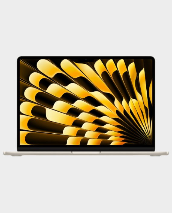 Apple Macbook Air 13 Inch Laptop | MW0Y3AB | M4 Chip (10-Core CPU, 8-Core GPU) | 16GB RAM | 256GB SSD | 13.6 Inch Liquid Retina Display | English/Arabic Keyboard | macOS - Starlight