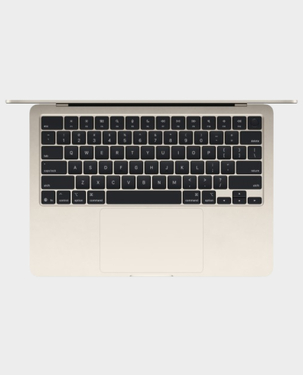 Apple Macbook Air 13 Inch Laptop / MW0Y3AB/A / M4 Chip (10-Core CPU, 8-Core GPU) / 16GB RAM /256GB SSD / 13.6 Inch Liquid Retina Display / English/Arabic Keyboard / macOS - Starlight