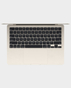 Apple Macbook Air 13 Inch Laptop / MW0Y3AB/A / M4 Chip (10-Core CPU, 8-Core GPU) / 16GB RAM /256GB SSD / 13.6 Inch Liquid Retina Display / English/Arabic Keyboard / macOS - Starlight