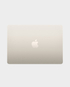 Apple Macbook Air 13 Inch Laptop / MW0Y3AB/A / M4 Chip (10-Core CPU, 8-Core GPU) / 16GB RAM /256GB SSD / 13.6 Inch Liquid Retina Display / English/Arabic Keyboard / macOS - Starlight