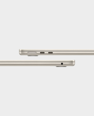 Apple Macbook Air 13 Inch Laptop / MW0Y3AB/A / M4 Chip (10-Core CPU, 8-Core GPU) / 16GB RAM /256GB SSD / 13.6 Inch Liquid Retina Display / English/Arabic Keyboard / macOS - Starlight
