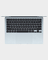 Apple Macbook Air 13 Inch Laptop / MC6V4AB/A / M4 Chip (10-Core CPU, 10-Core GPU) / 24GB RAM /512GB SSD / 13.6 Inch Liquid Retina Display / English/Arabic Keyboard / macOS - Sky Blue