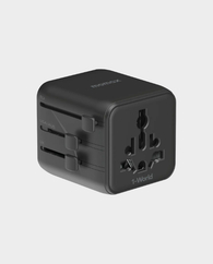 Momax 1-World Universal Travel Charger with Dual AC Outlets in Qatar