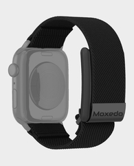 Moxedo Hybrid Fit-Weave Nylon Braided Band Adjustable Strap for iWatch and Whoop 4.0 | MX-FW012-BK - Black