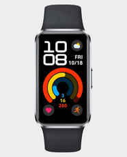 HUAWEI Band 10 | 1.47 inch AMOLED Display | Fluoroelastomer Strap | Bluetooth 5.0 | Upto 14 days Battery Life - Matte Black