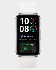 HUAWEI Band 10 | 1.47 inch AMOLED Display | Fluoroelastomer Strap | Bluetooth 5.0 | Upto 14 days Battery Life - White