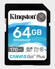 Kingston 64GB Canvas Go! Plus SDXC Memory Card in Qatar