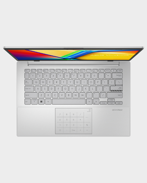 Asus Vivobook Go 14 Laptop | E1404GA-NK039W |  Intel Core i3-N305 Processor | 8GB RAM | 256GB SSD |  Intel® UHD Graphics | 14 Inch FHD | Windows 11 Home | English/Arabic Keyboard | I3NC82SS5BJ- Cool Silver