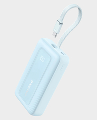 Anker Zolo 20000 mAh Power Bank | 30W | Portable Charger with Built-In USB-C and Lightning Cable| Fast Charging | A1681H31 - White