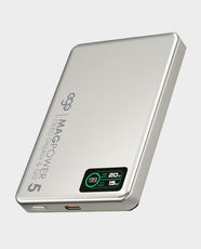 EGO Magpower Gen.5 6000mAh, 20W Wireless Power Bank | MP55 - Titanium in Qatar