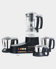 Panasonic MX-AC400 Mixer Grinder | 1000W Power | 4 Stainless Steel Jars | Polycarbonate Material | Circuit Breaker System | Convenient Piano Type Button - Black