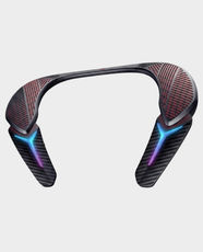 Platinum Zuma Neckband Speaker | Up to 6 Hours Playback | Dual 1.3 inch Speakers | Built-in 800mAh Battery | Dynamic RGB Lighting | Hands-Free Calling Support | IPX5V Water Resistant | Bluetooth 5.3 - Black/Red