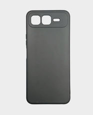 Silicone Back Case for Infinix Smart 10 Plus - Black
