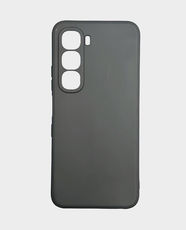 Silicone Back Case for Infinix Hot 60/60i - Black